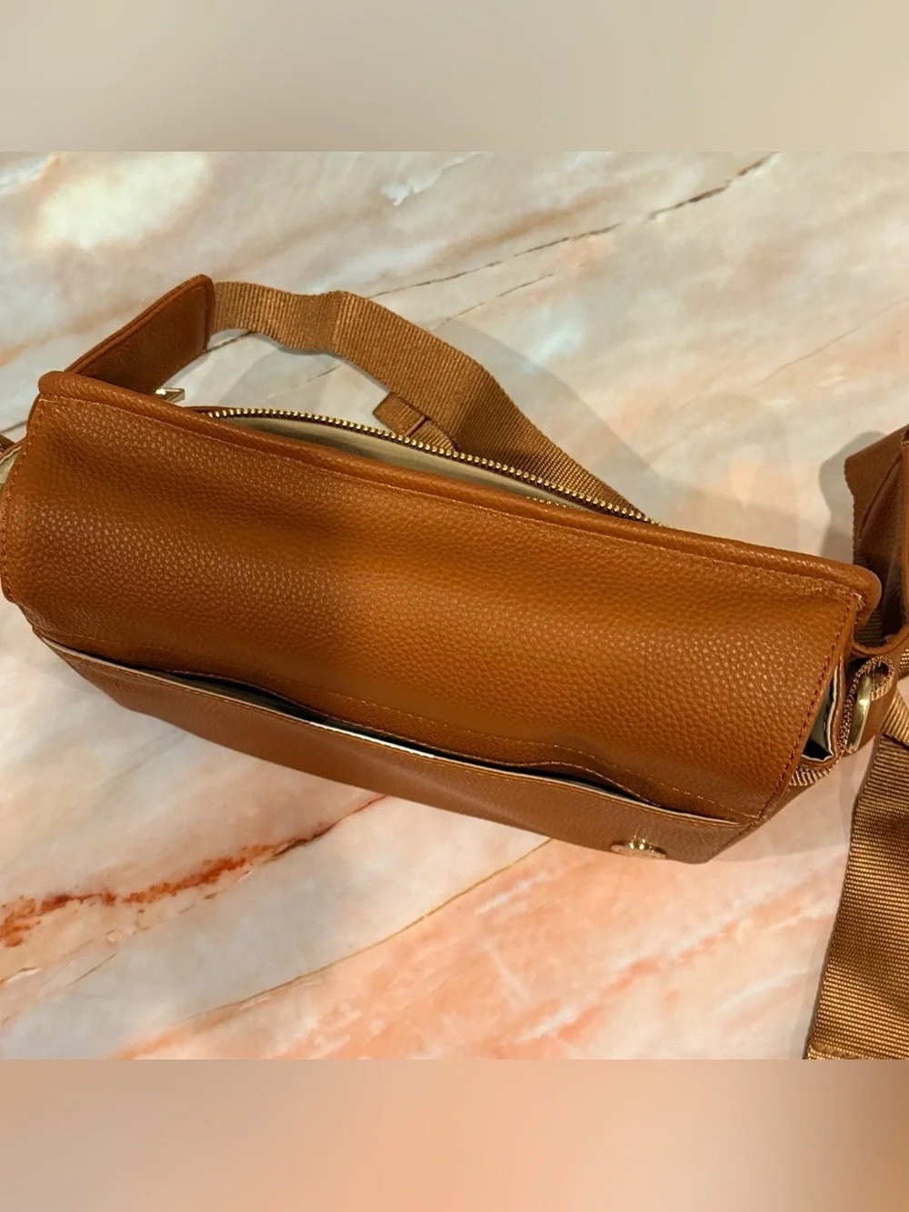 CleverMade Lily Hip Bag Crossbody Diaper Bottle Tote Baby Stroller Organizer